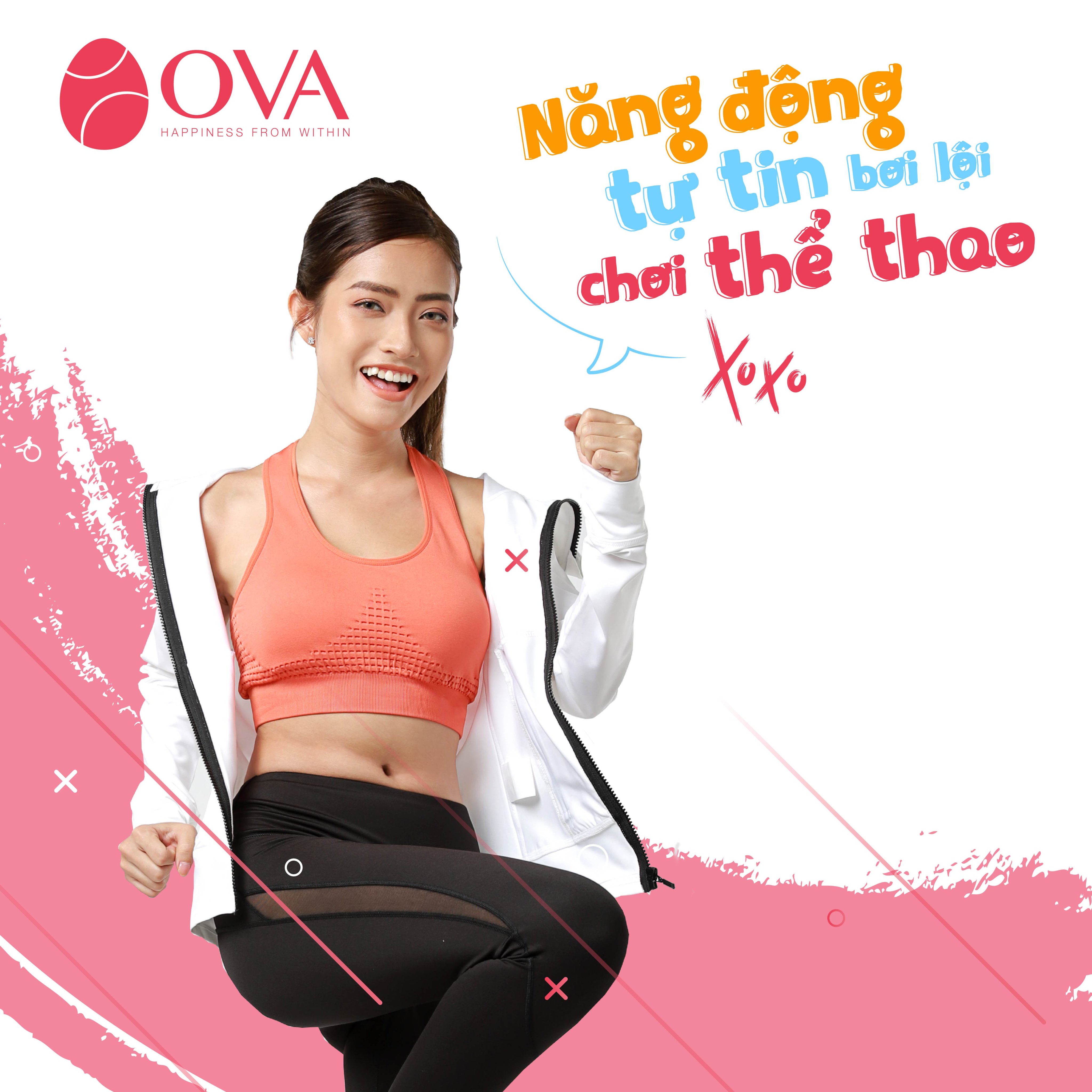 Cốc Nguyệt San Ovacup - Hồng Nhạt (Size S)