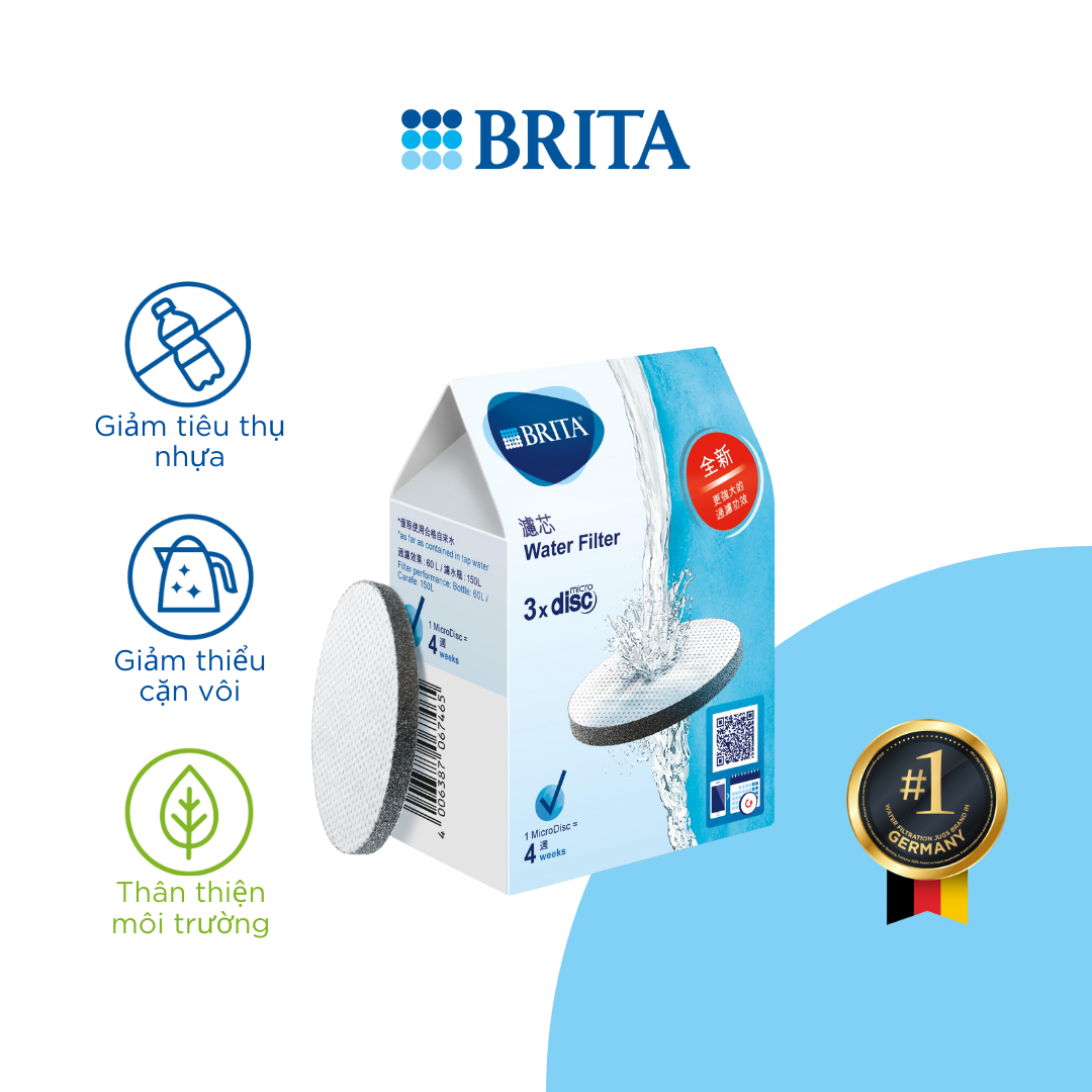 Bộ 3 Đĩa Lọc Nước BRITA Microdisc Filter