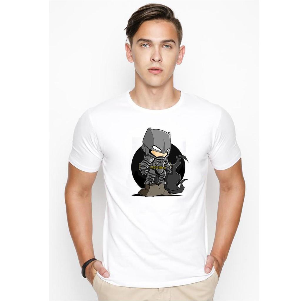 Áo thun nam in hình BLACK BANTHER chibi vải dày mịn