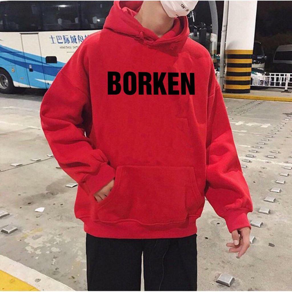 Áo hoodie nam nữ áo khoác BORKEN unisex nỉ phong cách ovesize siêu đẹp Form Rộng – ST21 - babitrendy