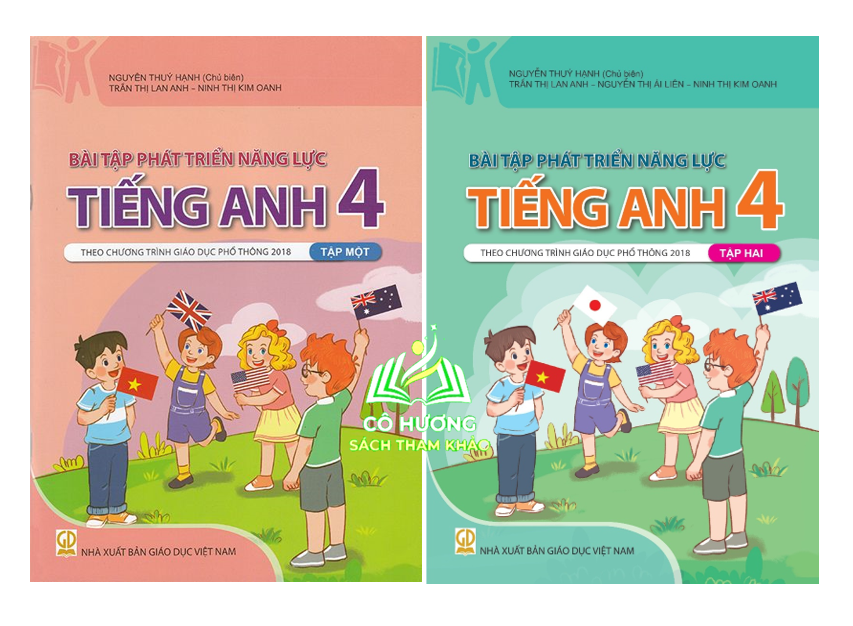Sách - Combo Bài tập phát triển năng lực Tiếng Anh lớp 4 tập 1 + 2 ( theo chương trình GDPT 2018 )