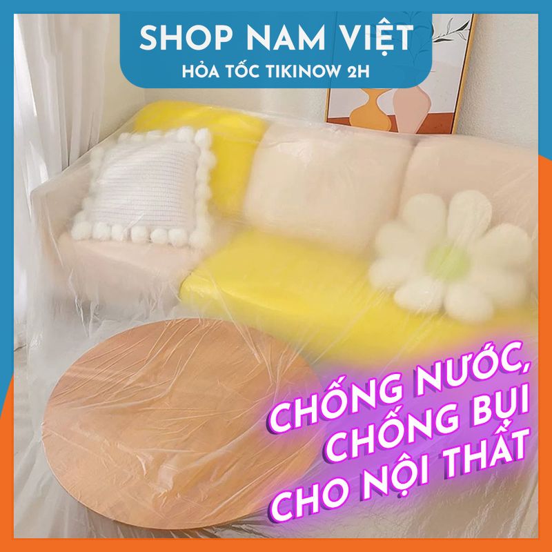 Màng PE Bọc Nội Thất Chống Bụi Chống Nước Khi Thi Công