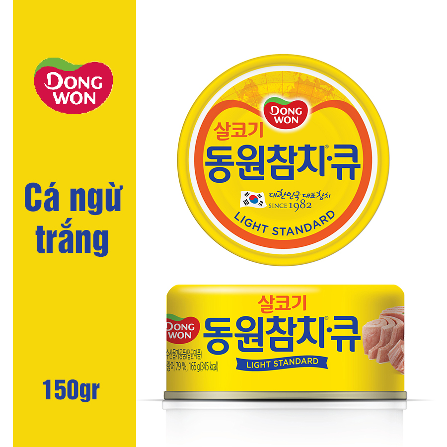 Cá ngừ trắng Dongwon, Cá ngừ hộp Hàn Quốc (150g)