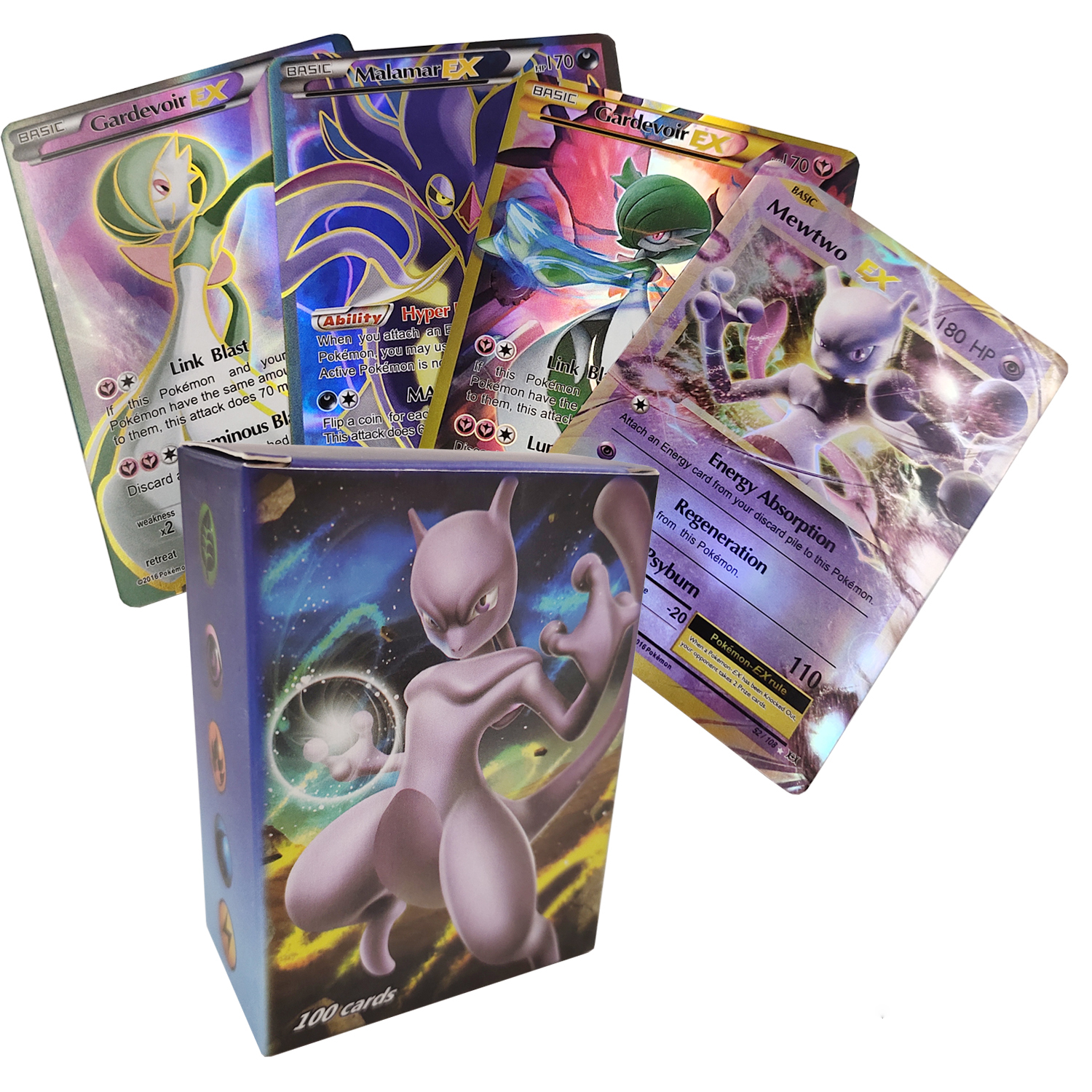 Bộ Thẻ Bài Pokemon Ultrasun100H 100 Thẻ（59EX+20MEGA+20GX+1 Energy GX MEGA EX Chơi Đối Kháng New Đẹp