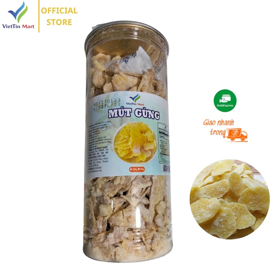 MỨT GỪNG LÁT THƠM NGON CHO NGÀY TẾT 500g
