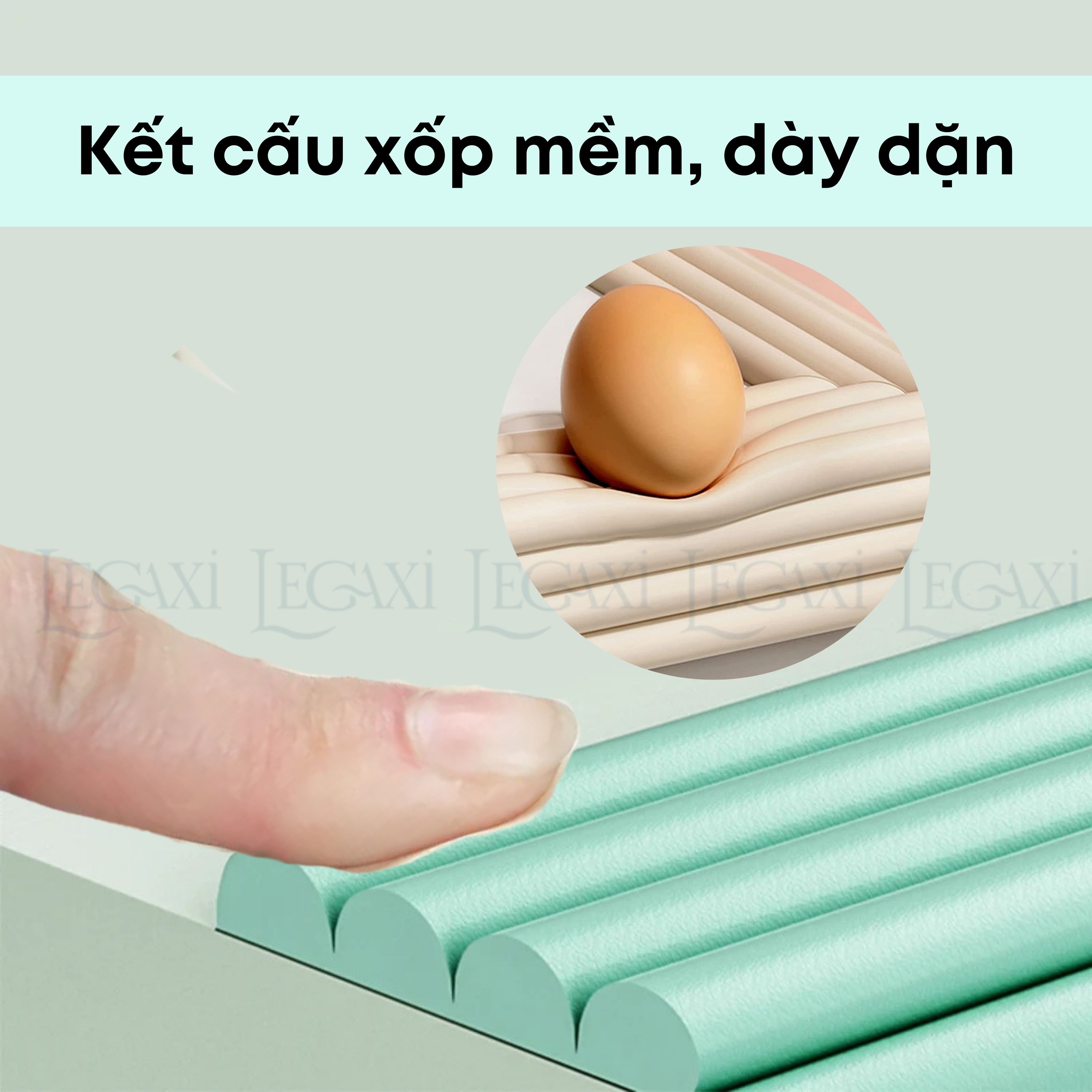 Dây xốp bọc cạnh bàn chữ W mút xốp bọc chân bàn vật dụng trong nhà chống va chạm bảo vệ Legaxi