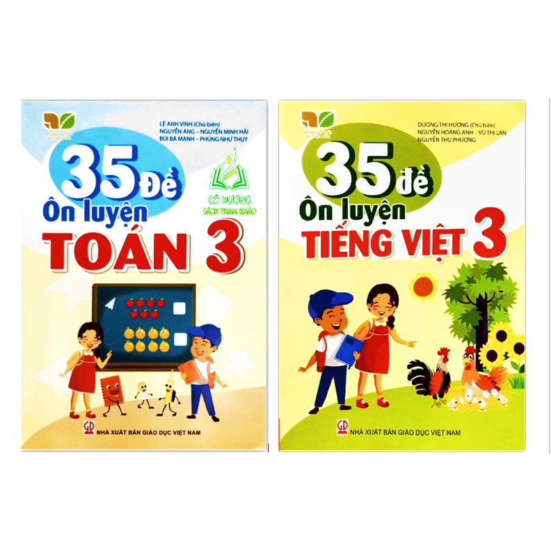 Sách - Combo 35 đề ôn luyện và phát triển Toán - Tiếng Việt lớp 3