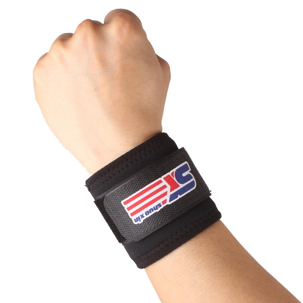 Adjustable Sports Wrist Band Brace Wrap Support Gym Carpal Tunnel Bandage