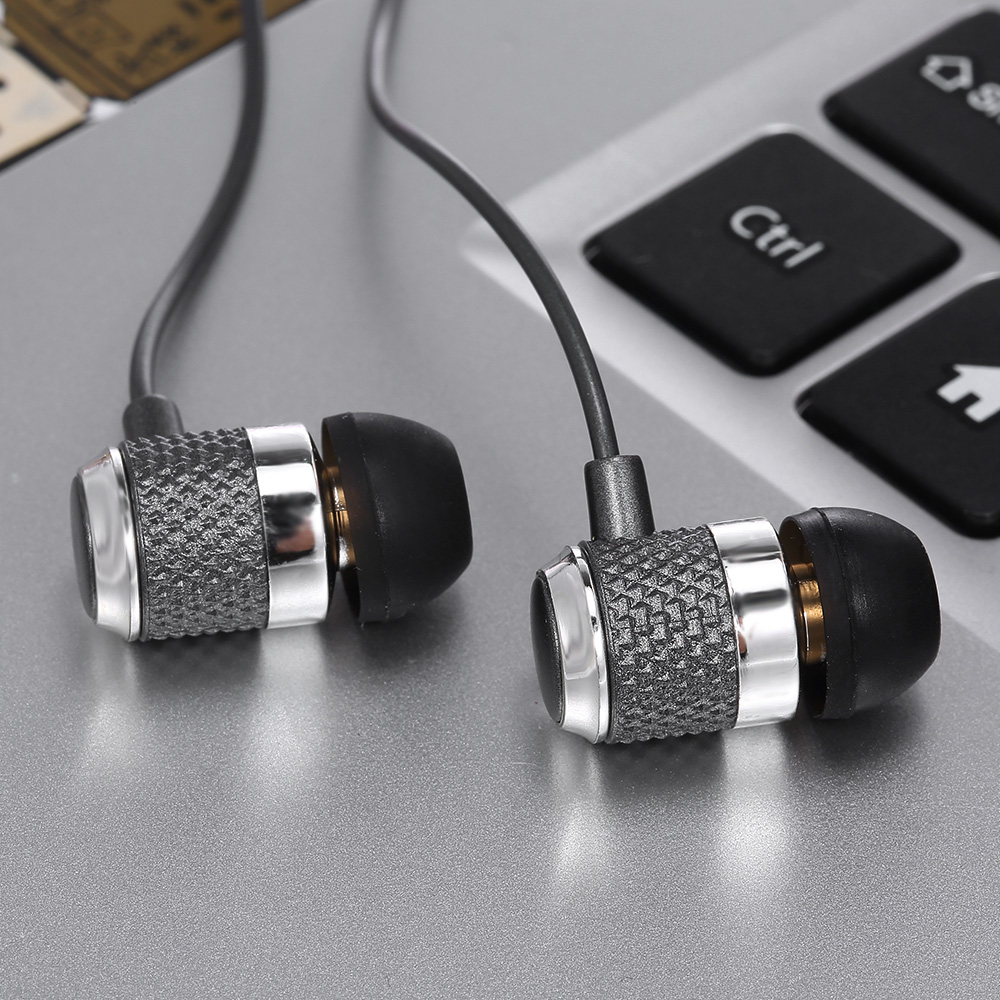 Tai Nghe Nhét Tai Có Dây 3.5mm Âm Thanh Nổi Nhạc Điện Thoại Thông Minh Có Micrô