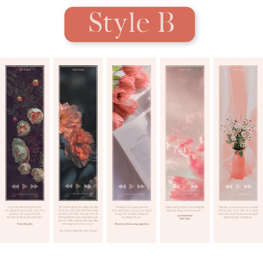 Bookmark Vintage Kẹp Sách, Dấu Trang Họa Tiết Bầu Trời - Sbooks