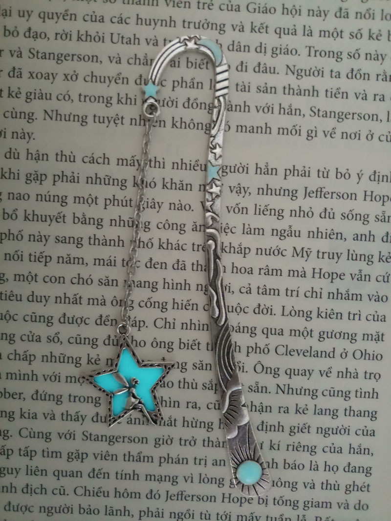 Kẹp sách bookmark dạ quang Cô tiên