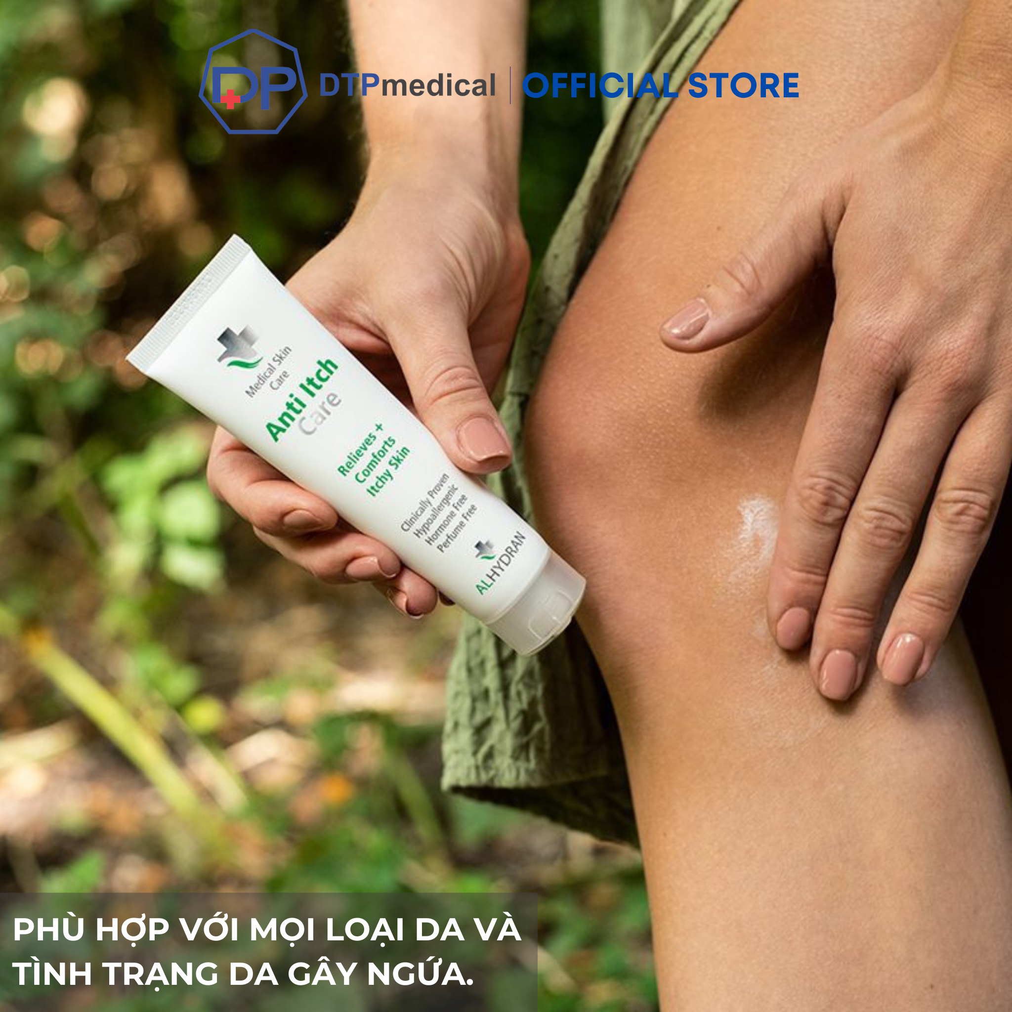 Kem bôi y tế ALHYDRAN Anti Itch Care 59ml chống ngứa, làm mát da, giảm mẩn đỏ và ngứa da