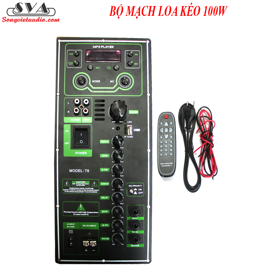 BỘ MẠCH LOA KÉO 100W