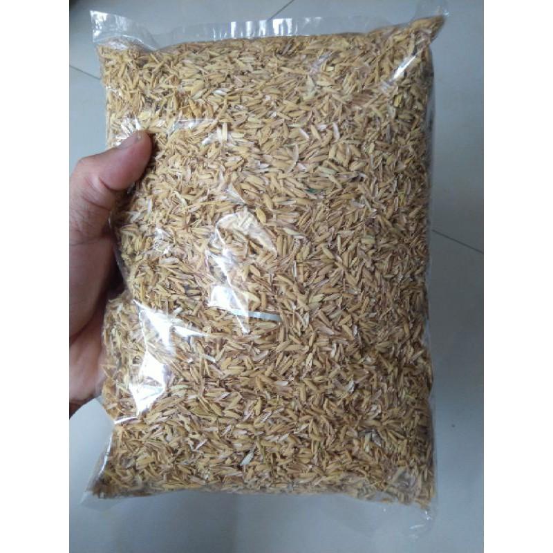 Vỏ Trấu sạch - giá thể trồng cây-trộn đất tơi xốp-dải chuồng gà vịt 300g