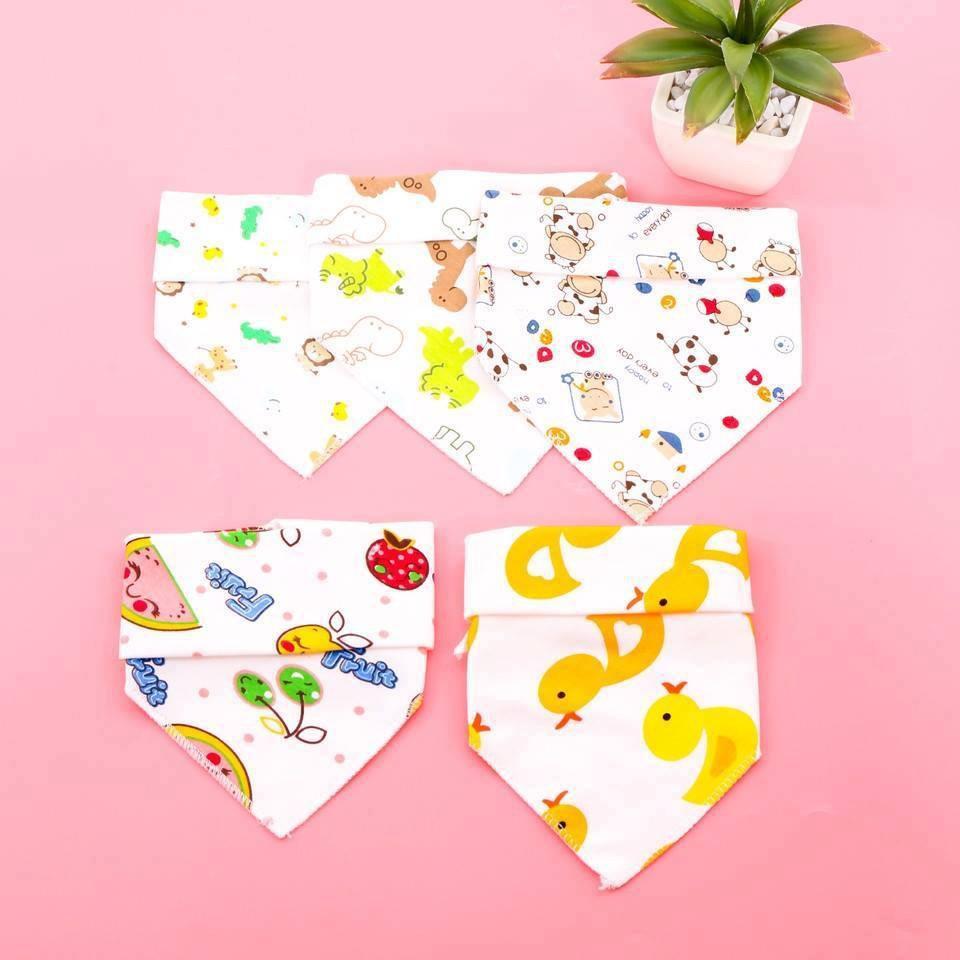 Combo 10 Khăn yếm tam giác cho bé