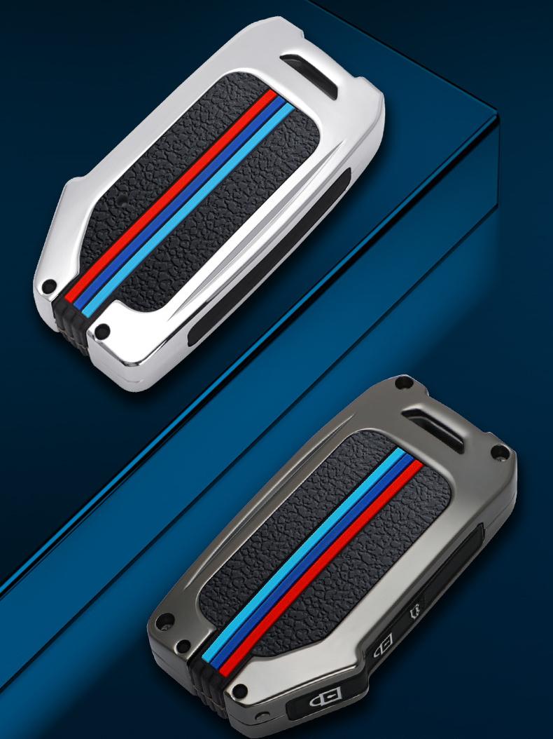 Ốp bảo vệ chìa khóa xe KIA 4 nút bằng hợp kim cao cấp sang trọng PKXH-182