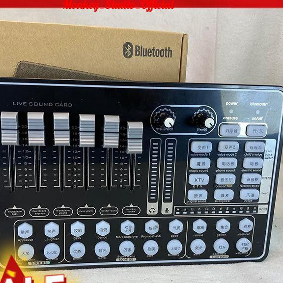 Soundcard H9 Bluetooth Autotune Thu Âm Hát Live Âm Thanh Sống Động