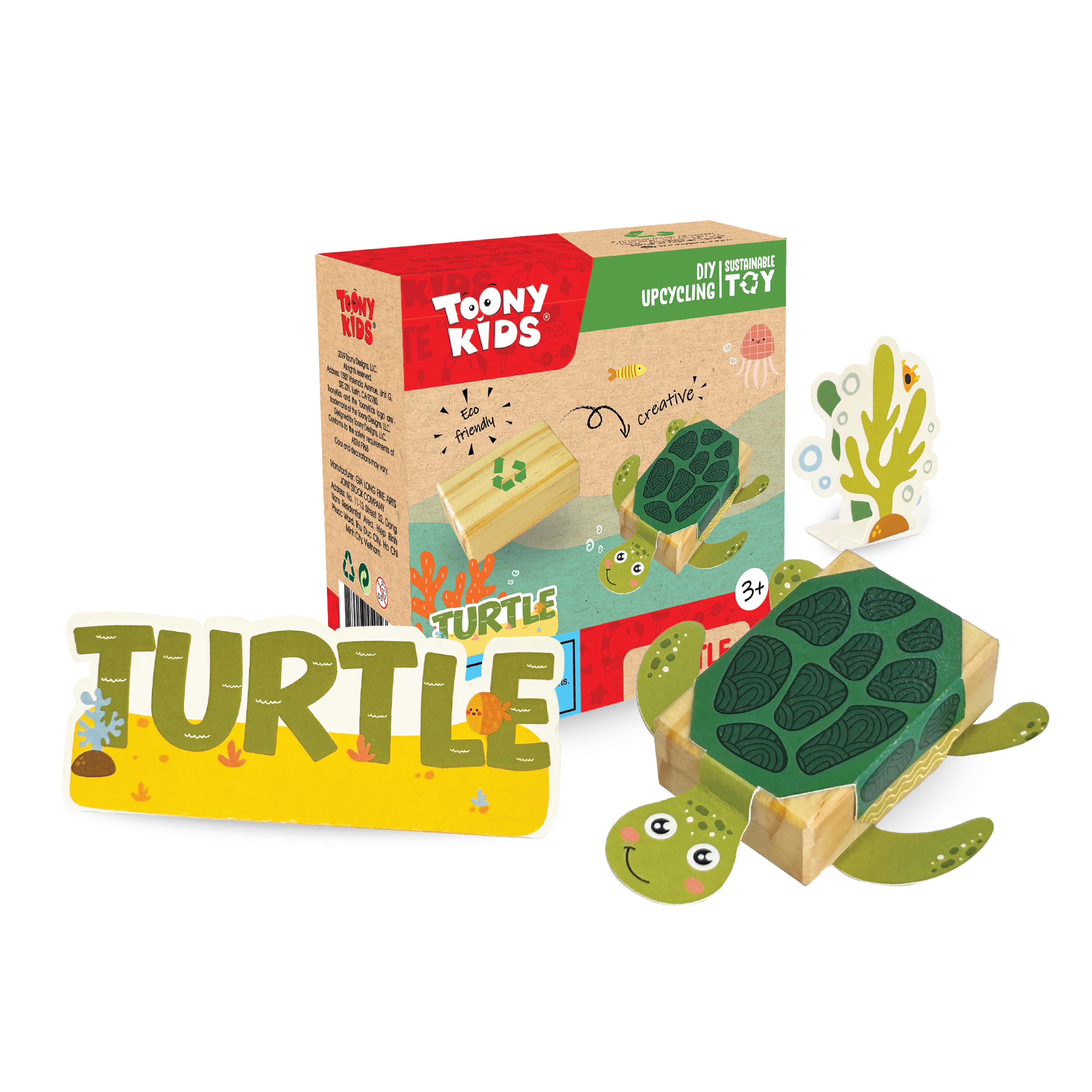 Combo 6 Bộ Đồ Chơi DIY TOONYKIDS Phiêu Lưu Đại Dương Sea Animals Cho Bé TN00124-001 [Tặng Kèm Sticker