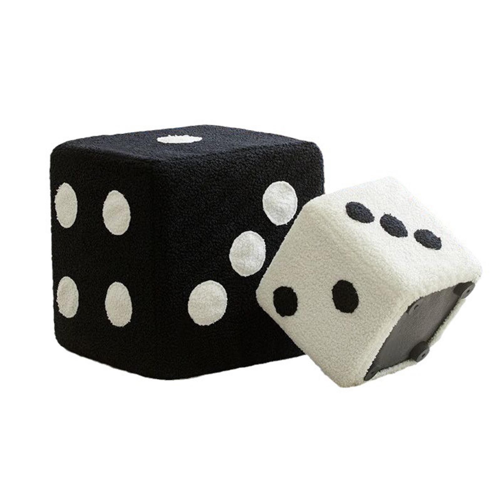 Cube Ottoman Foot Rest Stool Decorative Sofa Stool for Living Room Apartment