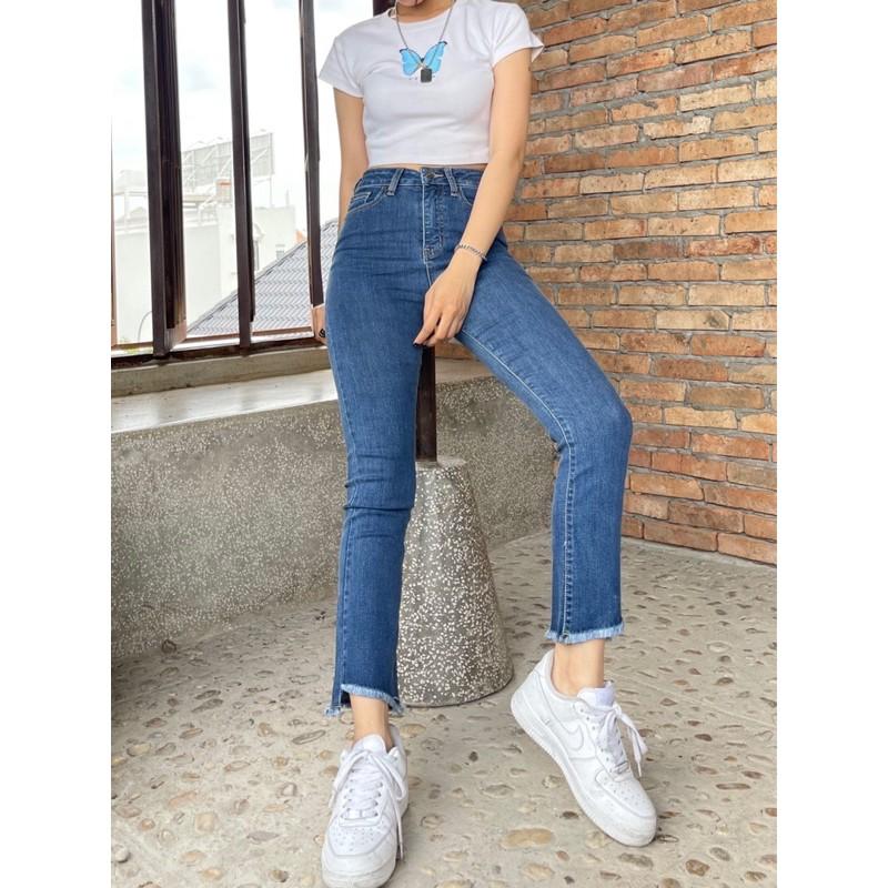 Quần loe xéo 20decemberjeans mã 1017