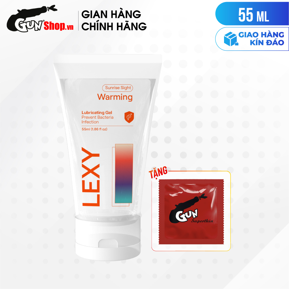 Gel bôi trơn ấm nóng Lexy Warming - Chai 55ml | GUNSHOP VIỆT NAM