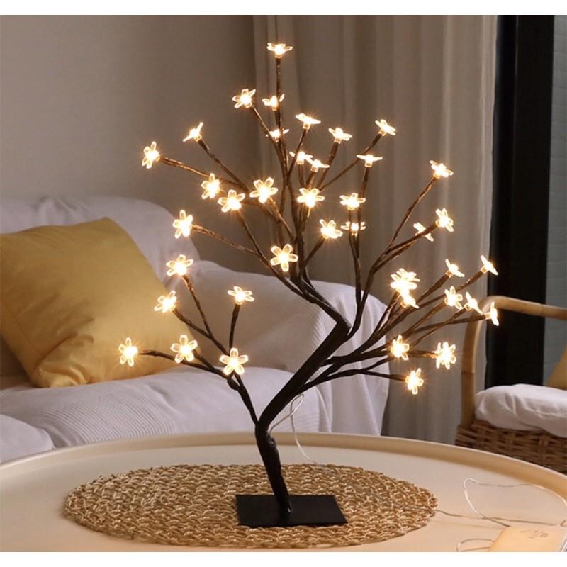 Đèn LED trang trí hình hoa cổng sạc USB