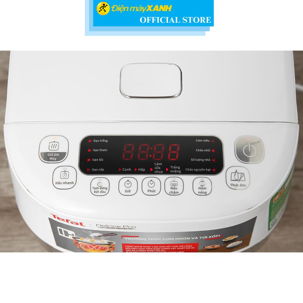Nồi cơm cao tần Tefal 1.5 lít RK808168 - Hàng Chính Hãng
