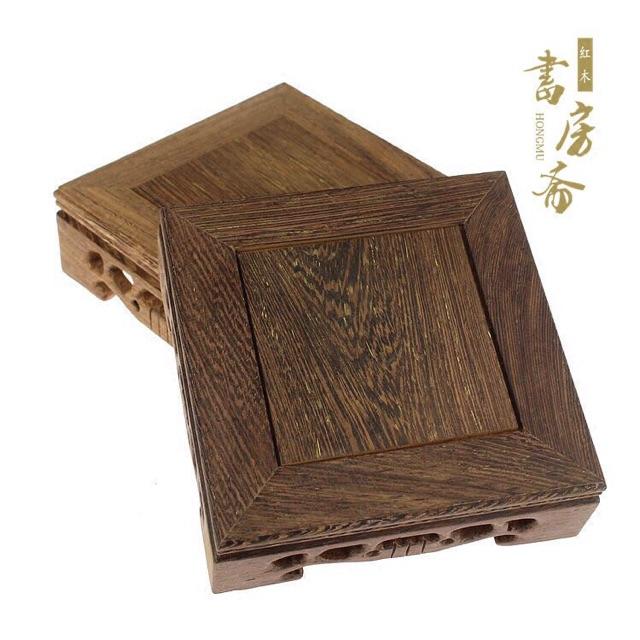 Đế gỗ vuông 10x10 cm