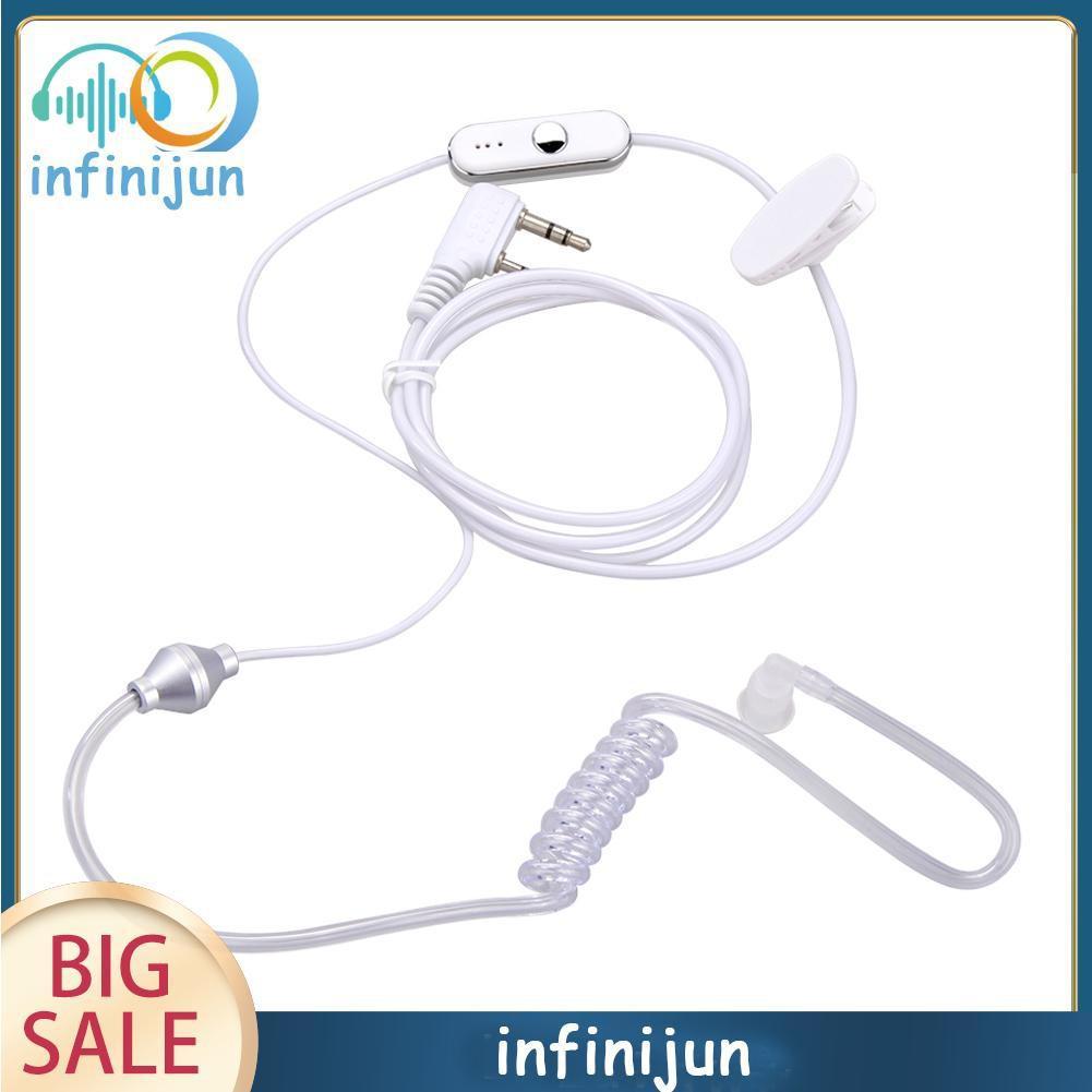 Tai Nghe Có Micro 2 Pin Ptt Cho Máy Bộ Đàm Baofeng Retevis Radios