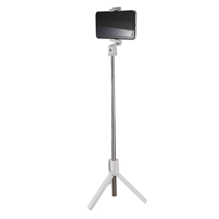 Gậy chụp hình 3 chân bluetooth K10 chụp ảnh, selfie, tự sướng bằng remote, kẹp xoay 360 độ - Hàng Chính Hãng