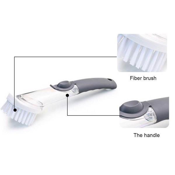 Bàn Chải Cọ Rửa Chén Bát Cọ Rửa Xoong Nồi Đa Năng Kèm Bình Xịt Và 1 Đầu Mút Tiện Lợi
