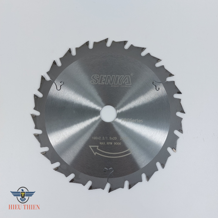 Lưỡi cắt gỗ hợp kim 180mm 24 răng SENKA