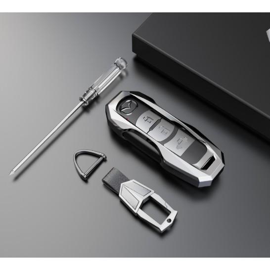 ỐP CHÌA KHÓA MAZDA CX5 ĐỜI 2021 2020 2019 2018 KIM LOẠI METAL