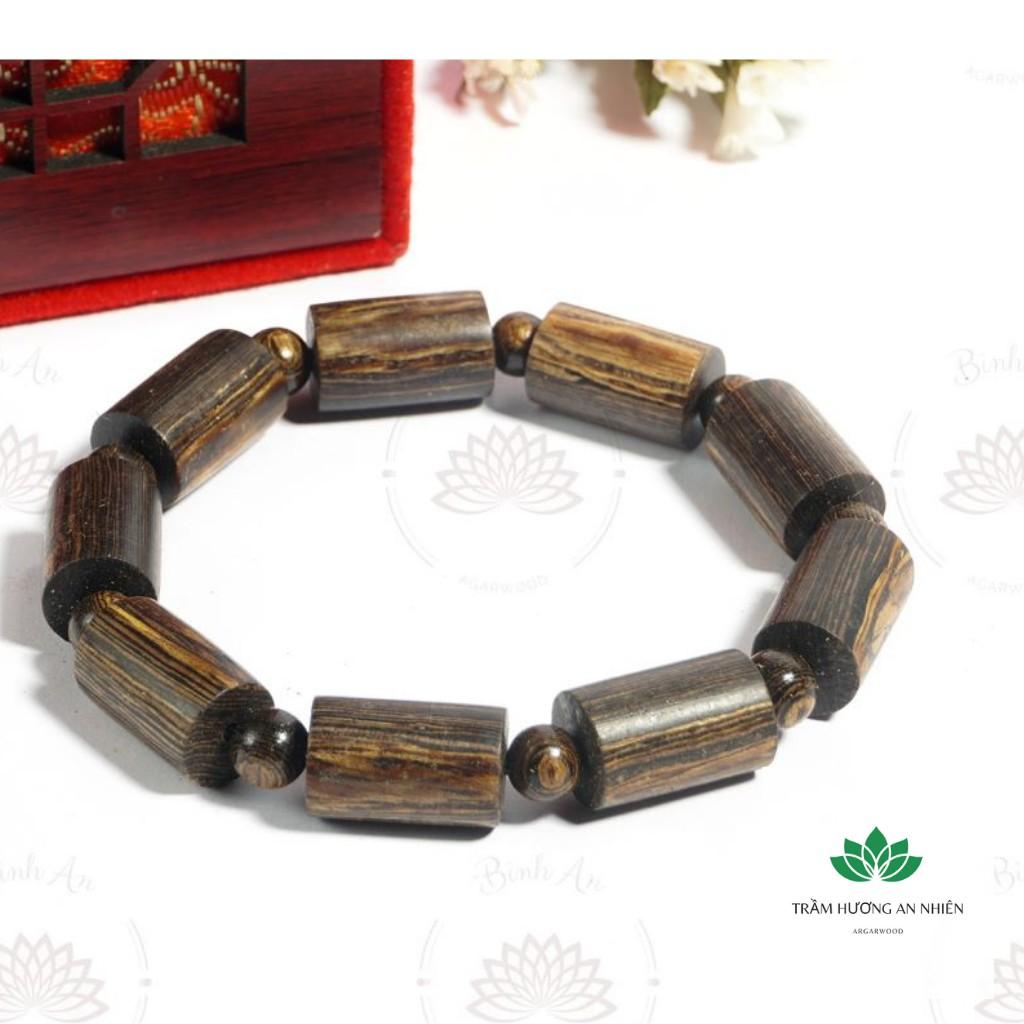 Vòng tay trầm hương sánh trúc chìm nước/Phù hợp Nam và Nữ