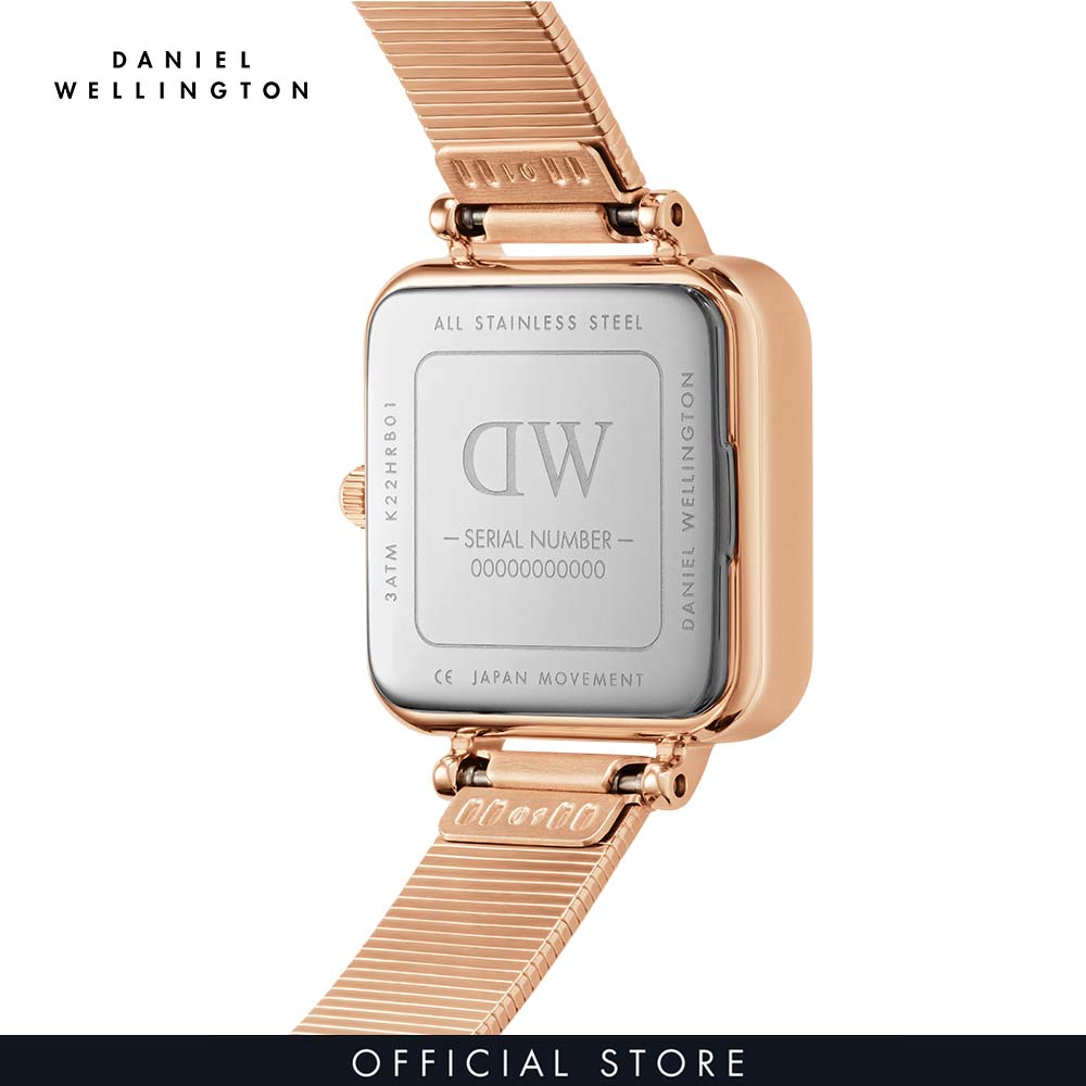 Đồng hồ Nữ Daniel Wellington dây lưới - Quadro Studio 22x22 mm DW00100518