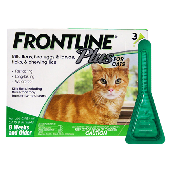 3 Tuýp Thuốc Nhỏ Rận Cho Mèo Frontline Plus