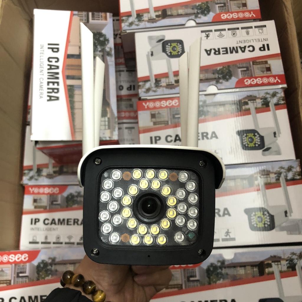 Camera yoosee ngoài trời 4râu 36led 5.0Mpx xoay 360 độ siêu nét, có màu ban đêm, đàm thoại 2 chiều, cảnh báo chống chộm - HÀNG NHẬP KHẨU