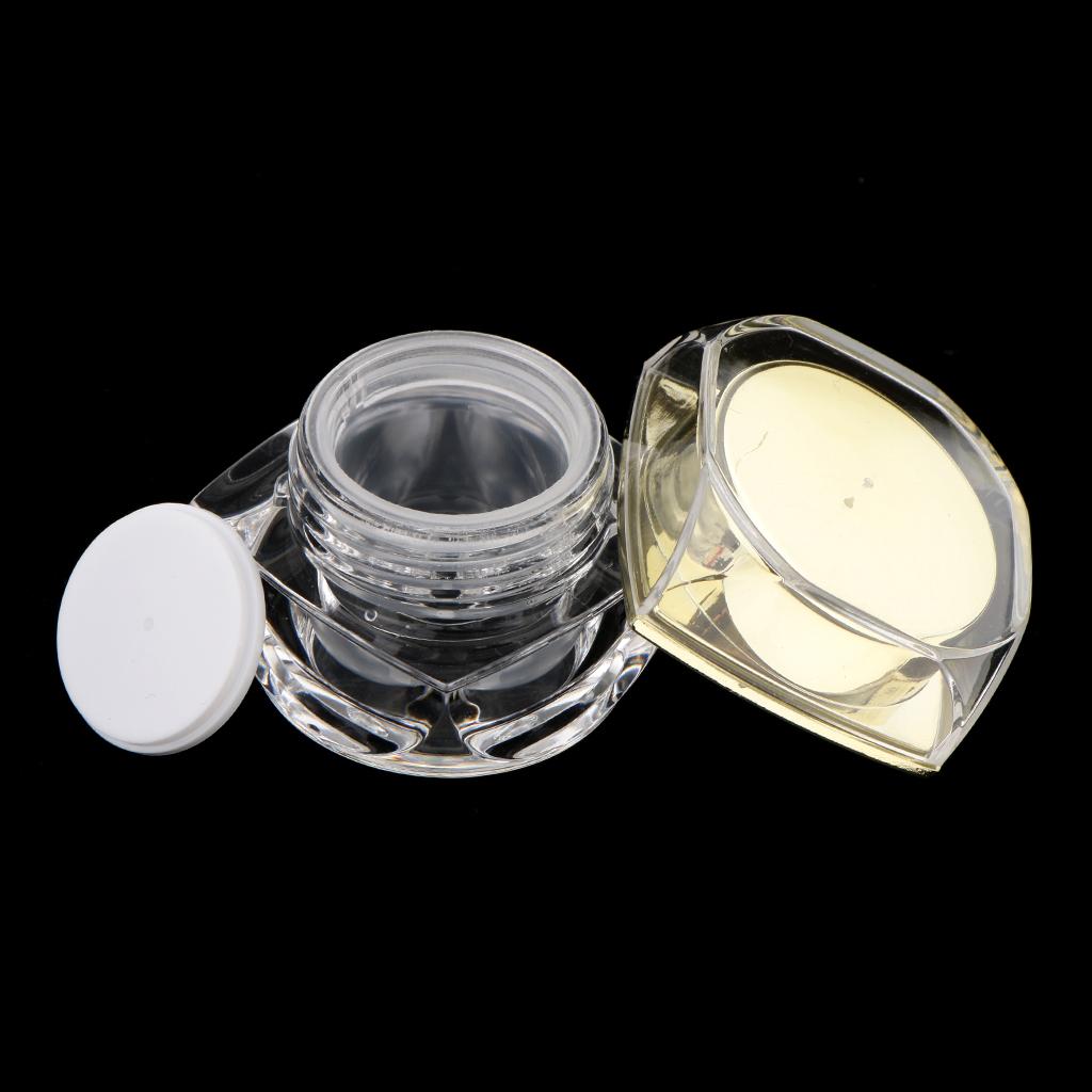 2pcs Empty Cream Lotion Case Jars Pot Body Cream Containers Refillable 5g