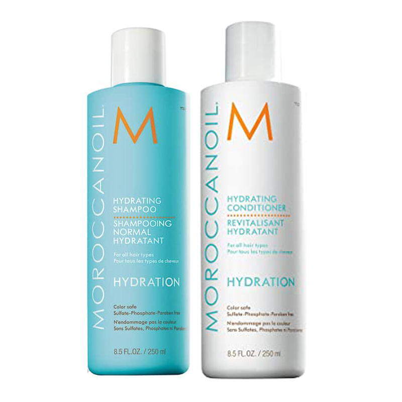 Bộ Dầu Gội &amp; Xả Siêu Mượt Moroccanoil Hydrating 250ml