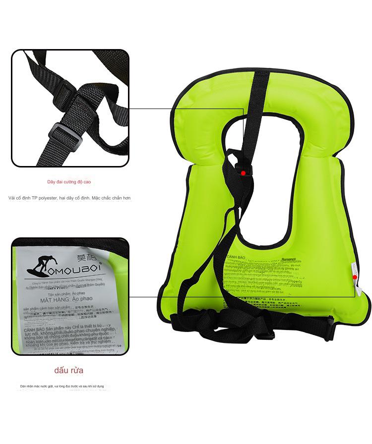 Áo phao thổi hơi gọn nhẹ dành cho người lớn