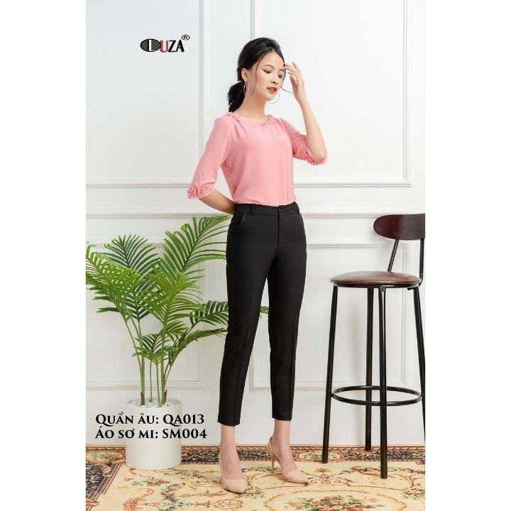 Áo sơ mi 2 lớp hoa cổ hoa tay