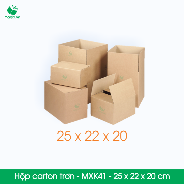 MXK41 - 25x22x20 cm - 20 Thùng hộp carton