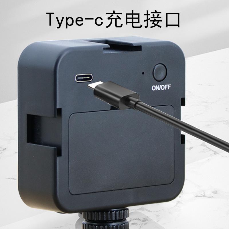 Giao hàng nhanh mini lấp đầy ánh sáng bỏ túi di động ánh sáng dịu hai màu điện thoại di động trực tiếp máy ảnh chiếu sáng máy ảnh máy ảnh nhỏ ánh sáng chụp ảnh