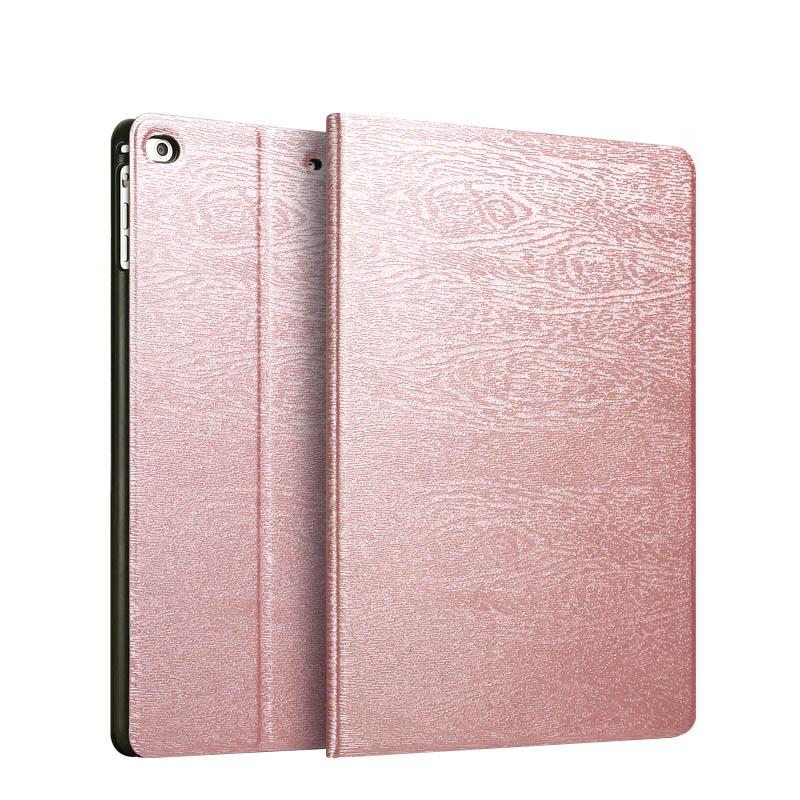 Bao da vân gỗ cao cấp - Smart cover dành cho iPad Air 2 - Tương thích với các ipad có mã model A1566