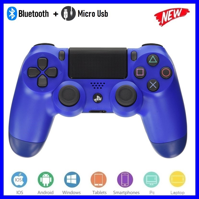 Tay Game không dây bluetooth P/S Blue cho máy tính - điện thoại - máy game Console