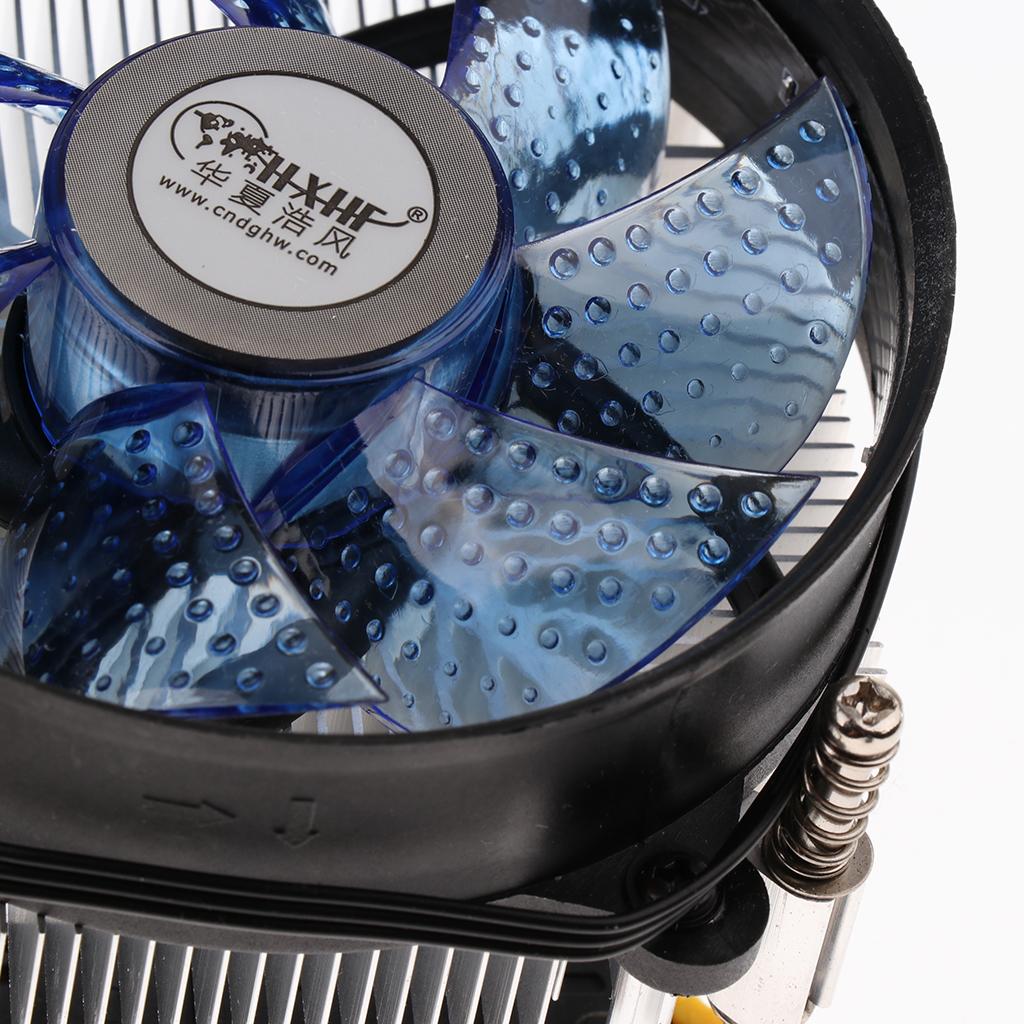 CPU Cooler 12cm Cooler with Cooled Fan for LGA 775/1150/1151/1155/1156 Blue