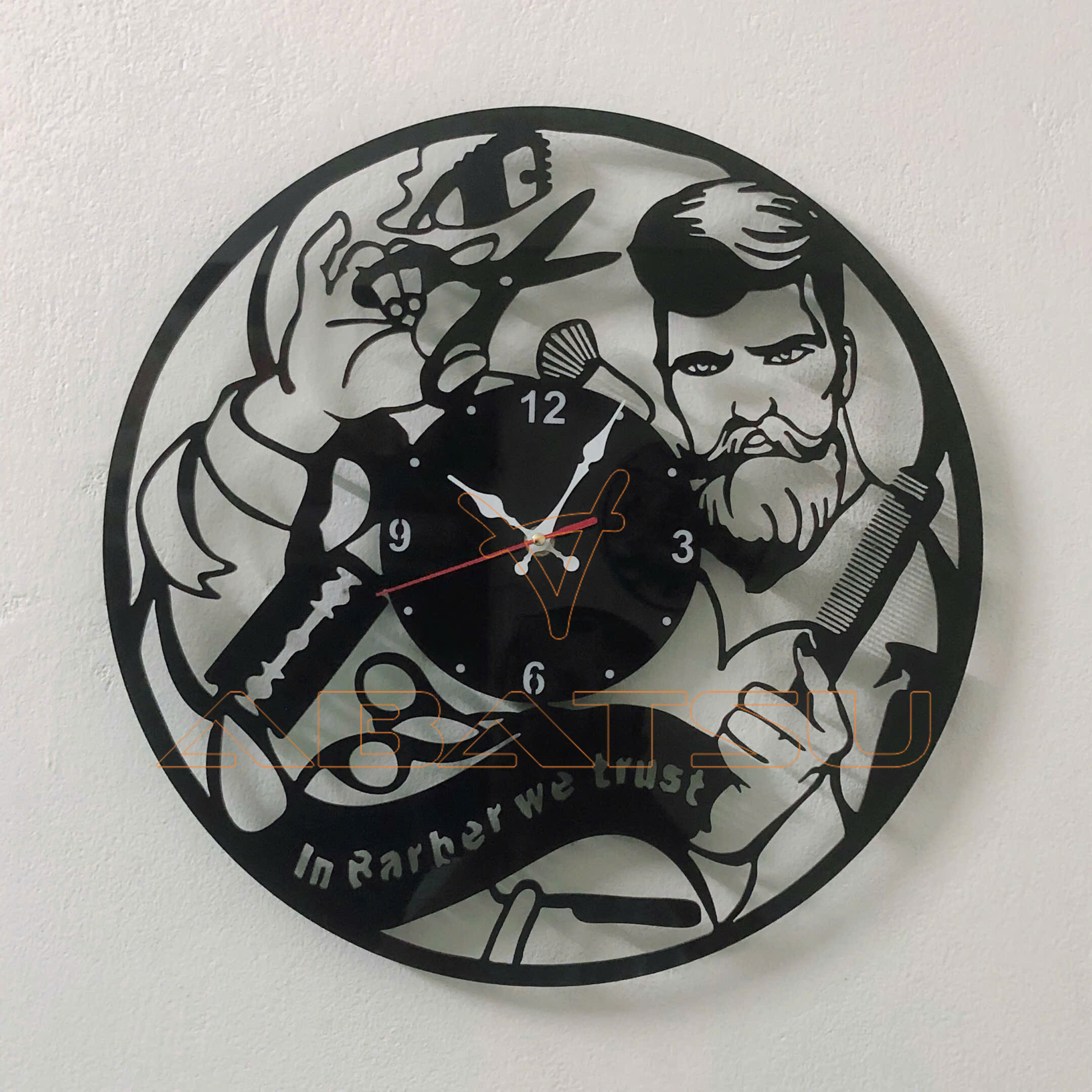 Đồng Hồ Treo Tường Nghệ Thuật Barber Abatsu Giá Rẻ