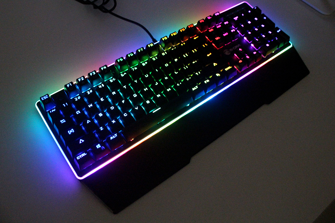 Bàn phím chơi game cơ quang E-DRA EK308 Led RGB - Hàng chính hãng