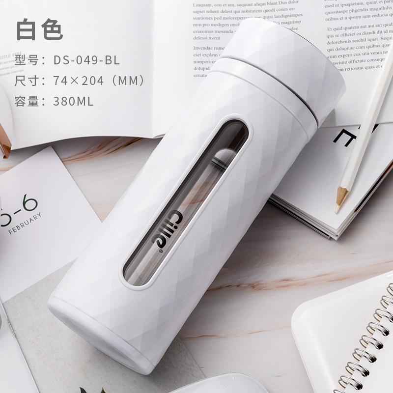 Giá thấp nhất Xile thủy tinh hai lớp nam và nữ dành cho người lớn tách trà văn phòng kinh doanh vỏ nhựa chịu nhiệt độ cao cốc thủy tinh nhựa chống rơi