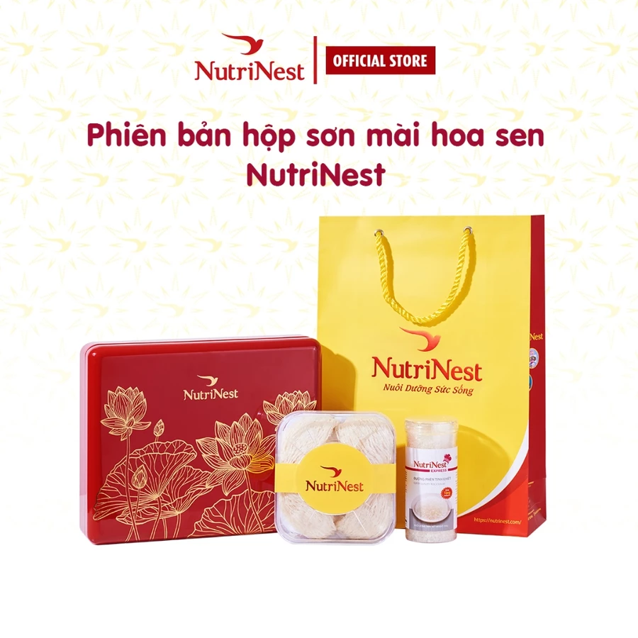 Tổ Yến Sào Rút Lông Nguyên Tổ Đặc Biệt NutriNest Cao Cấp Tặng Người Thân 50g - Kèm Đường Phèn